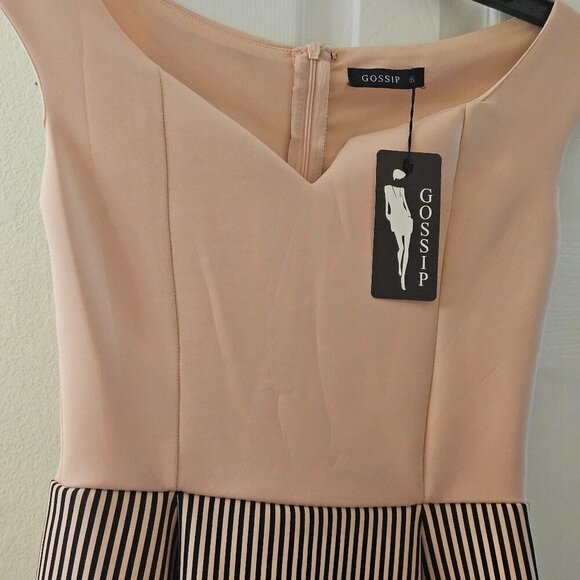 Gossip Dresses & Skirts - NWT Band of gypsies Costume retro Party Dance vintage flare dress pink black   S
